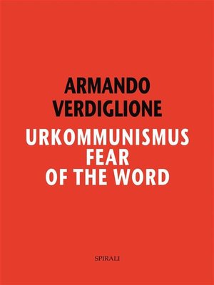 cover image of Urkommunismus. Fear of the Word